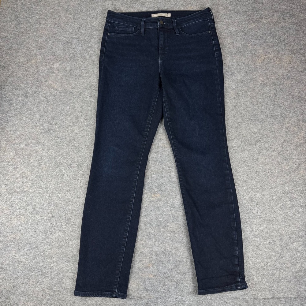 Athleta Sculptek Skinny‎ Jeans 30" Overdye Wash Blue Womens 10
